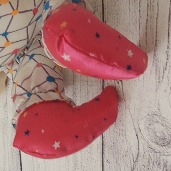 It’s A Small World Musical Wind Up Moving Head Clown 80s White Pink Orange Blue - Picture 9 of 14